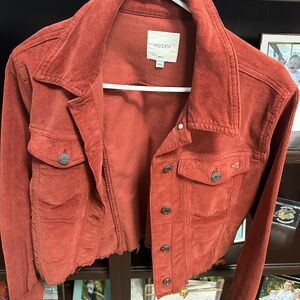 Hidden Women's Rust Corduroy Trucker Jacket